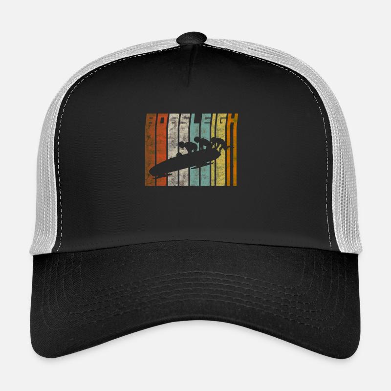 Retro Bob rider Bobsleigh Trucker Cap