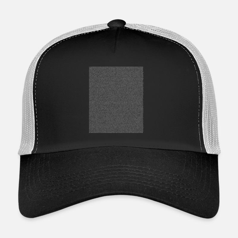 Pi 1000 Stellen - Nerd Geek Geschenk T-Shirts - Trucker Cap - Schwarz/Steingrau