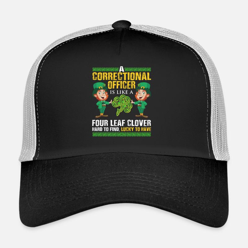Agent correctionnel de St Patrick drôle Casquette trucker 