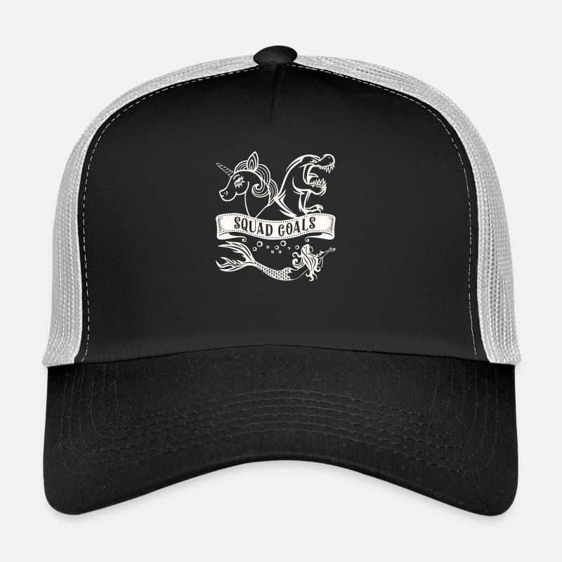 Kader Ziele Fantasy Geschenk - Trucker Cap - Schwarz/Steingrau