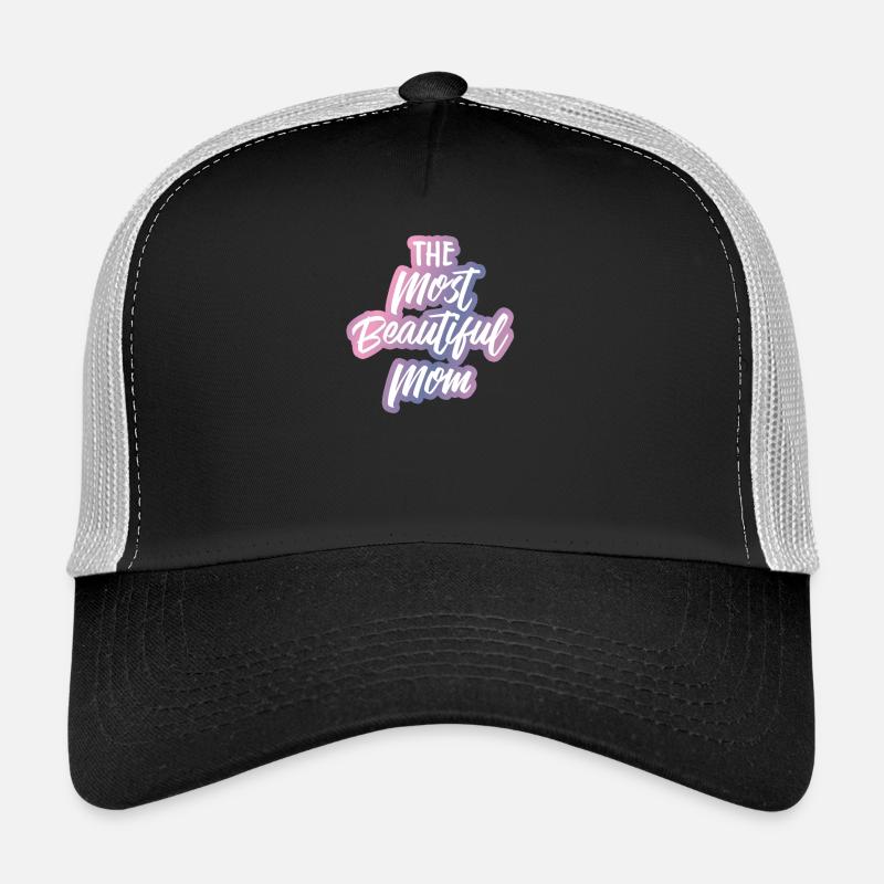 Mutter - Muttertag - Mom - Mami - Mama - Geschenk - Trucker Cap - Schwarz/Steingrau