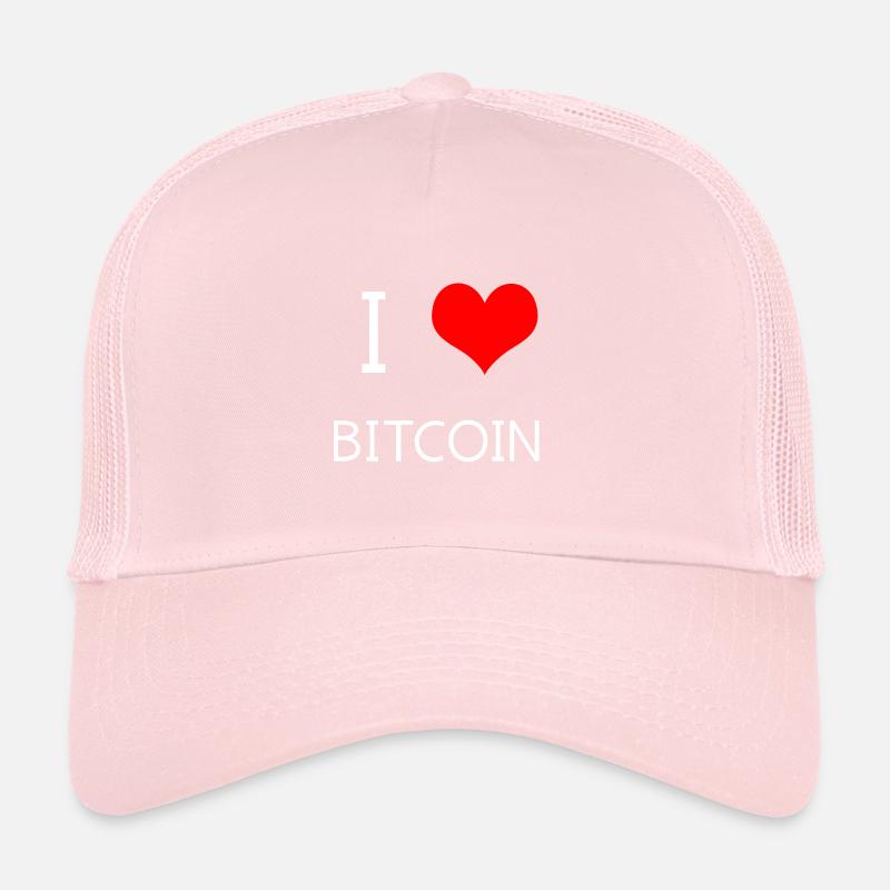 J'adore Bitcoin Casquette trucker 