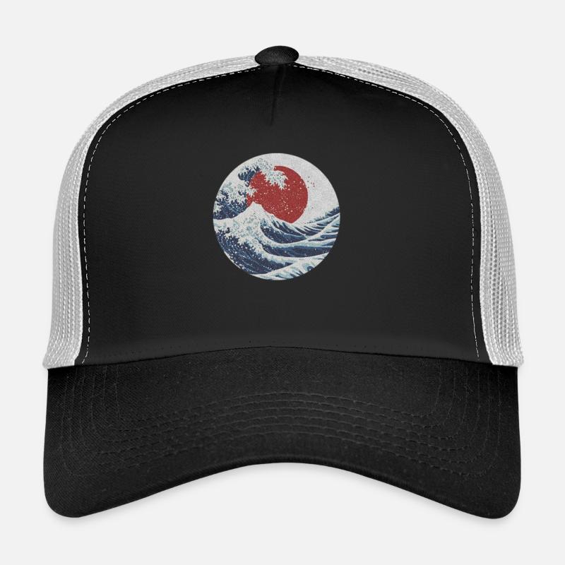 Wild seascape - Trucker Cap - black/stone grey