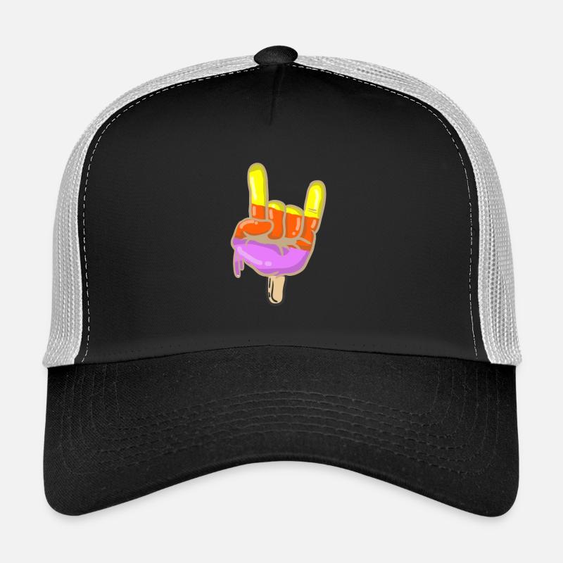 Flutschfinger Rocks - glace - doigts Casquette trucker 