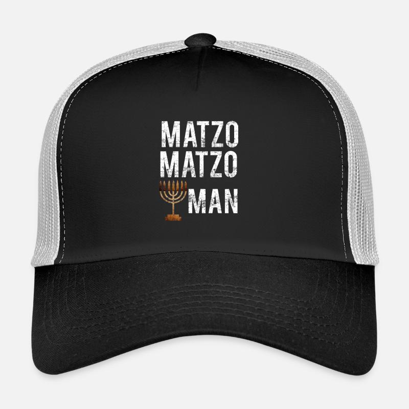 Matzo Matzo Funny MENORAH HANUKKAH Trucker Cap
