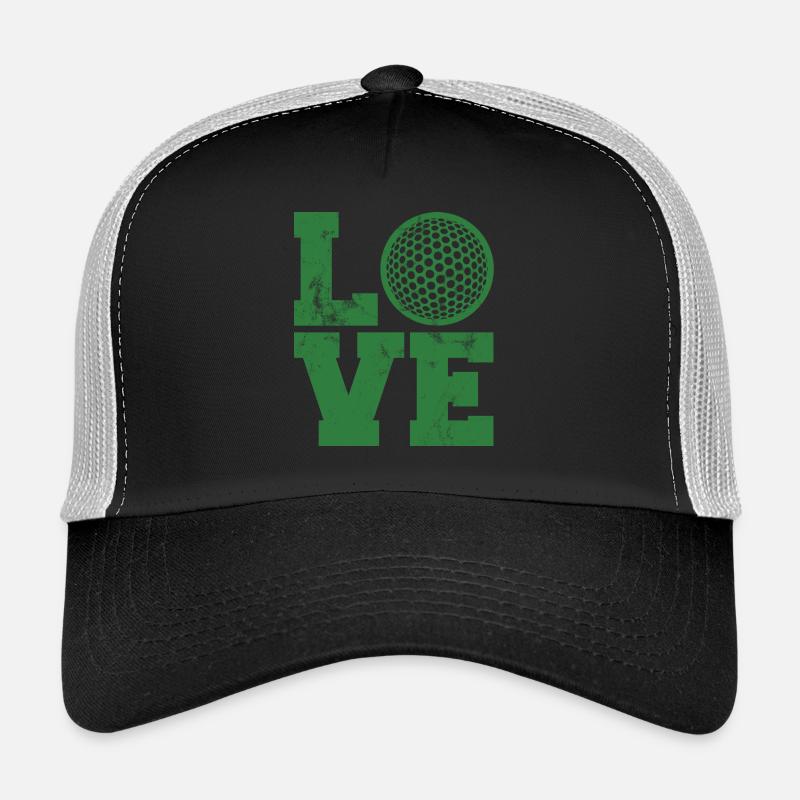 Golf Caddy Golf Course Putter Yardage cadeau Tee Casquette trucker 