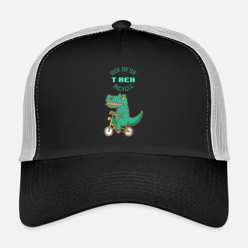 Strample oder sterbe - T-Rex Fahrrad Trucker Cap