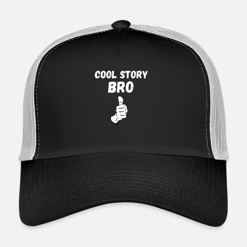 Cool Story Bro - Trucker Cap - Schwarz/Steingrau