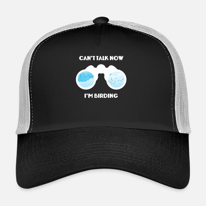 Birdwatching - Vogelbeobachtung - Vögel - Birding - Trucker Cap - Schwarz/Steingrau