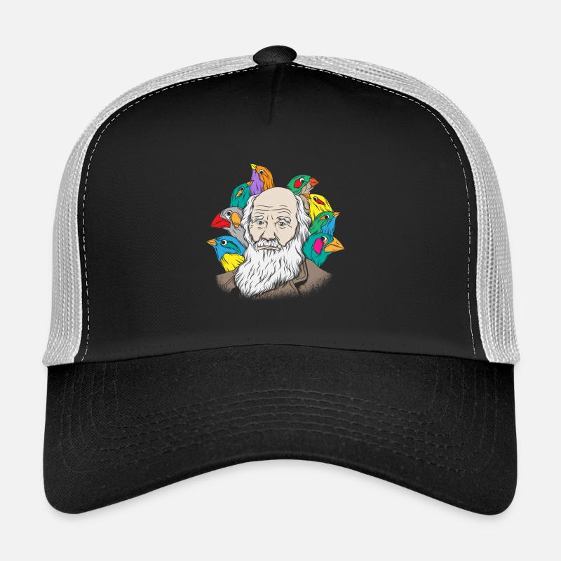 Charles Darwin Portrait Geschenk Evolution Trucker Cap