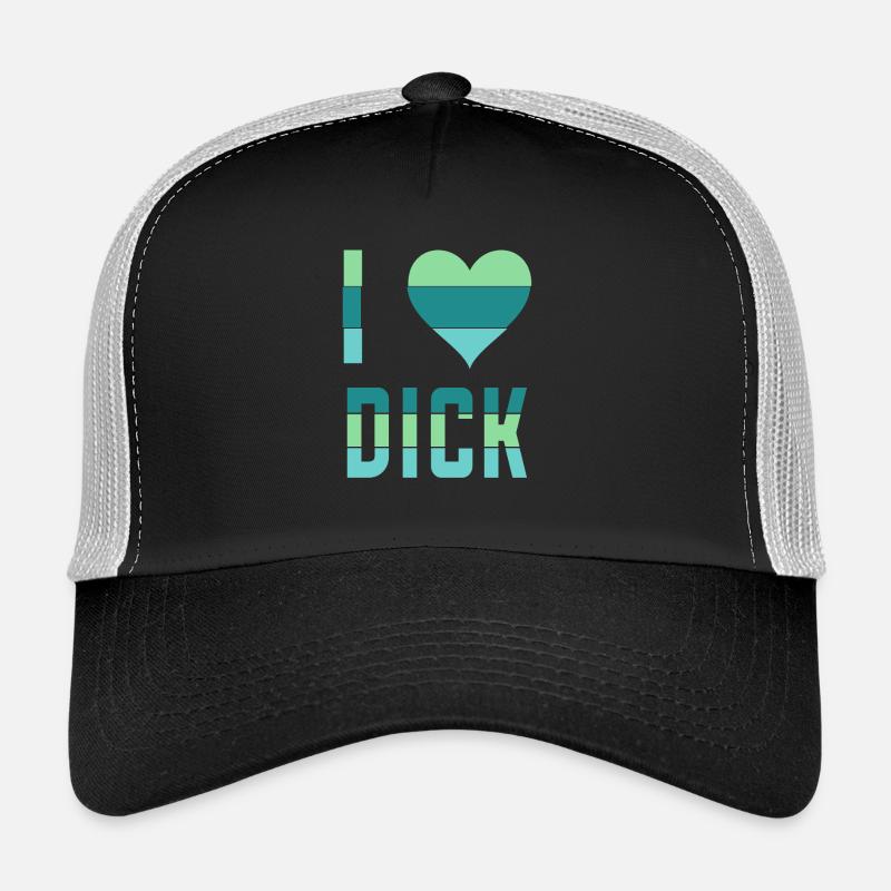 Ich liebe (Herz-) Dick Trucker Cap
