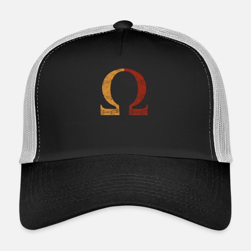 Omega Graphics - Casquette trucker  - noir/gris pierre