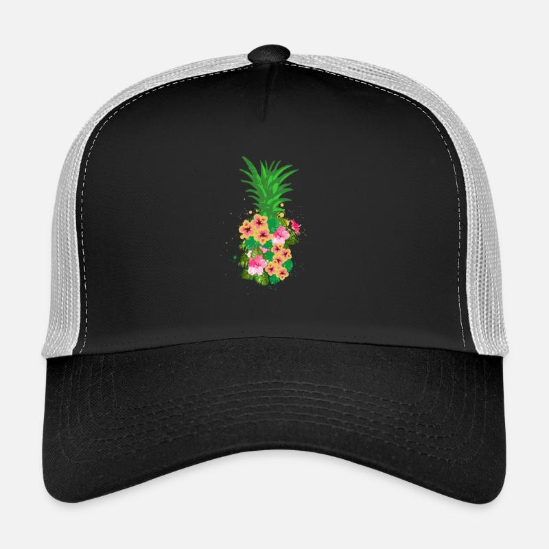 Ananas - Trucker Cap - Schwarz/Steingrau