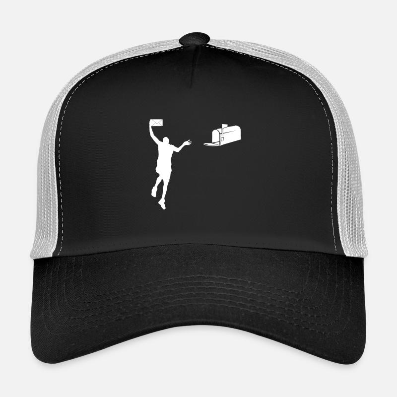 Dunking Post - Casquette trucker  - noir/gris pierre