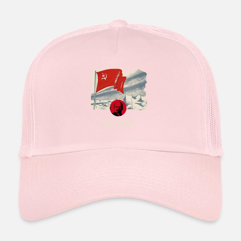 russie, lenin, drapeau, faucille, drapeau, moscou, russie Casquette trucker 