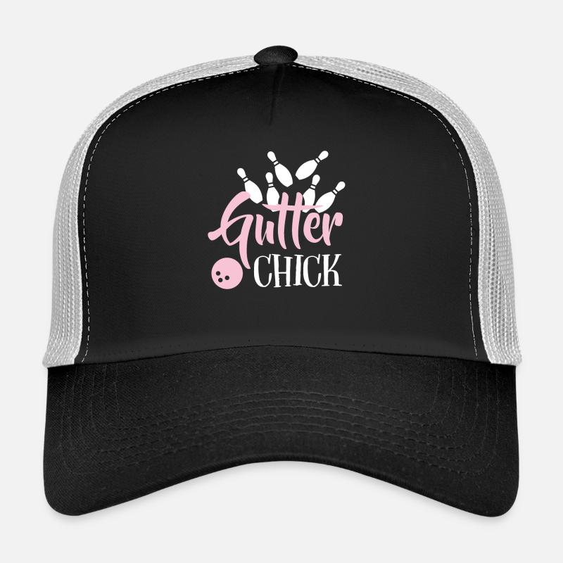 Bowling - Trucker Cap - Schwarz/Steingrau