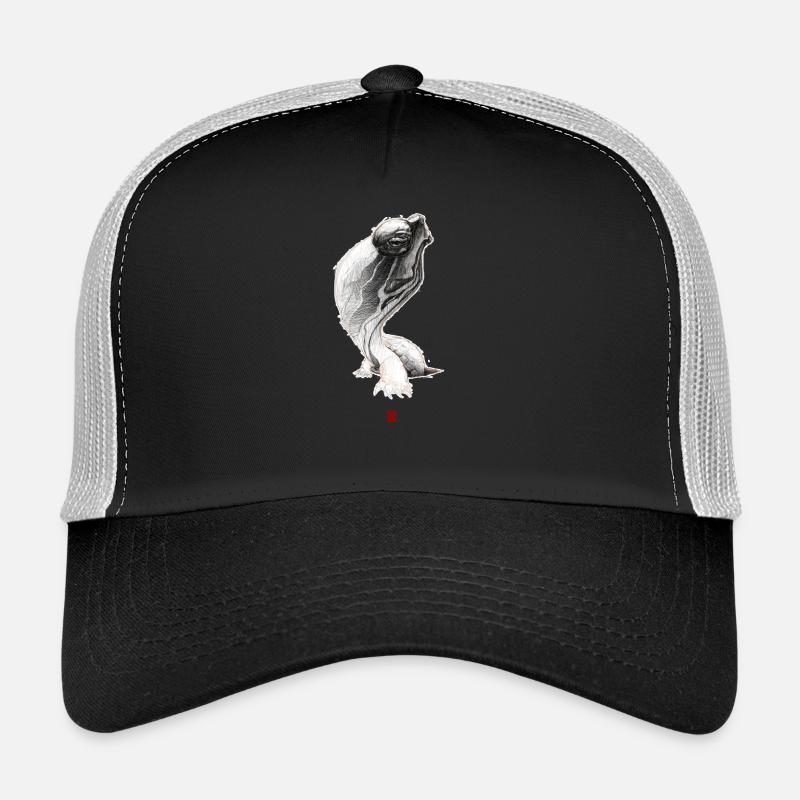 Flüchtige Schildkröte - Trucker Cap - Schwarz/Steingrau