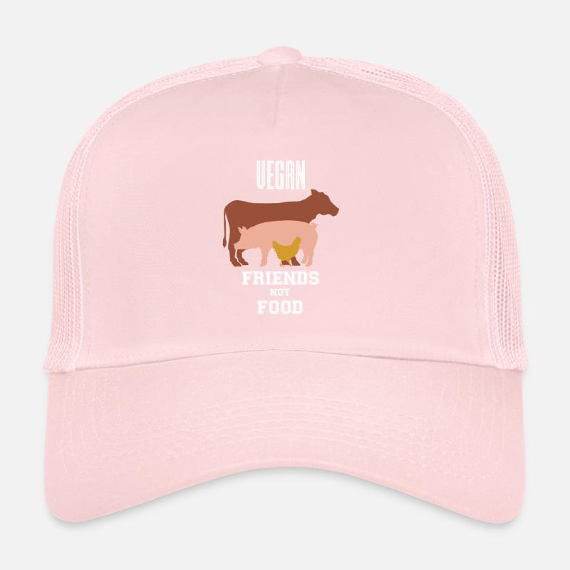 Végétalien - végétalien - amis - sans nourriture - cadeau Casquette trucker 