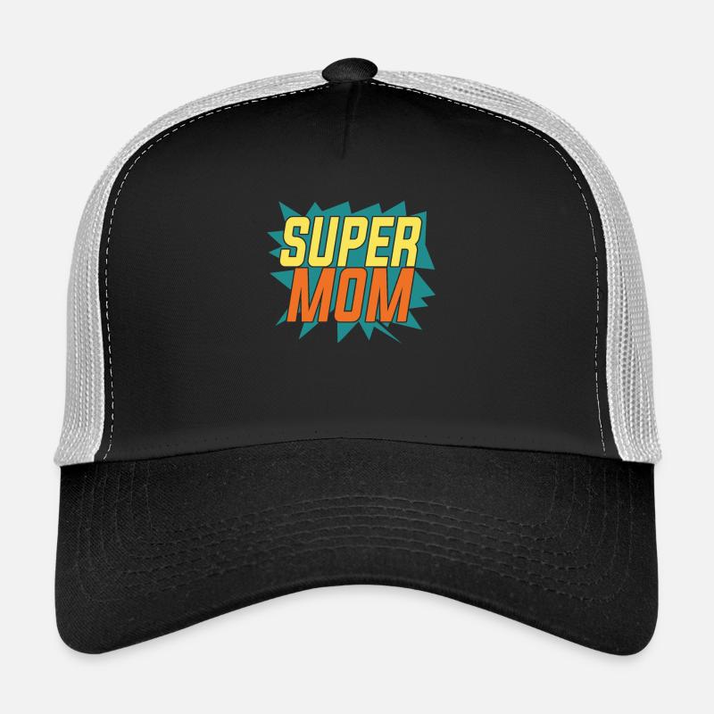 MOM 18 - Trucker Cap - Schwarz/Steingrau