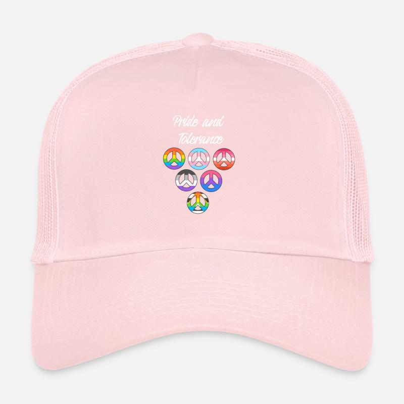 Pride and tolerance lgbt Trucker Cap