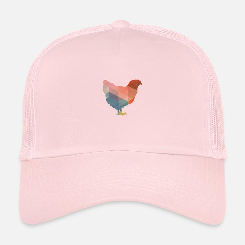 Poulet Polygon Casquette trucker 