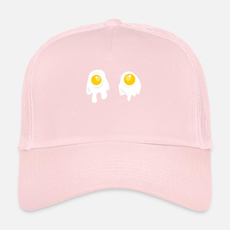Oeufs au plat - Petit déjeuner Casquette trucker 