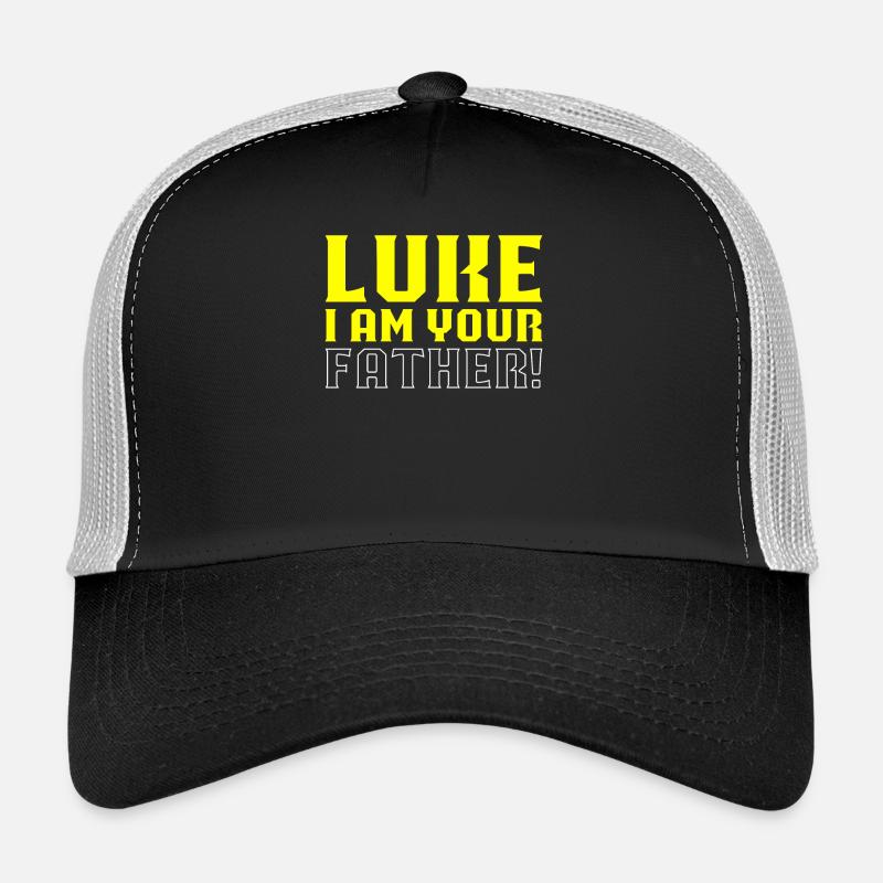 Luke I am your father - Trucker Cap - Schwarz/Steingrau