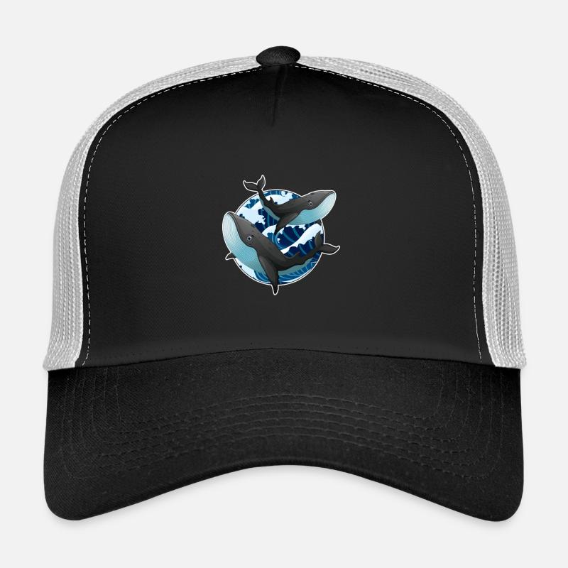 Wale - Trucker Cap - Schwarz/Steingrau