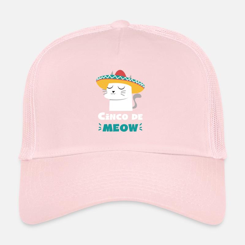 Sombrero-Katze lustiges Cinco De Mayo T-Shirt Trucker Cap