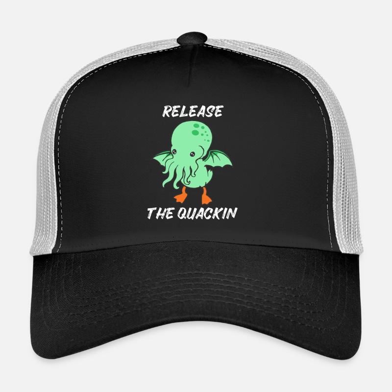 Release the Quackin Canard de bain - Casquette trucker - noir/gris pierre
