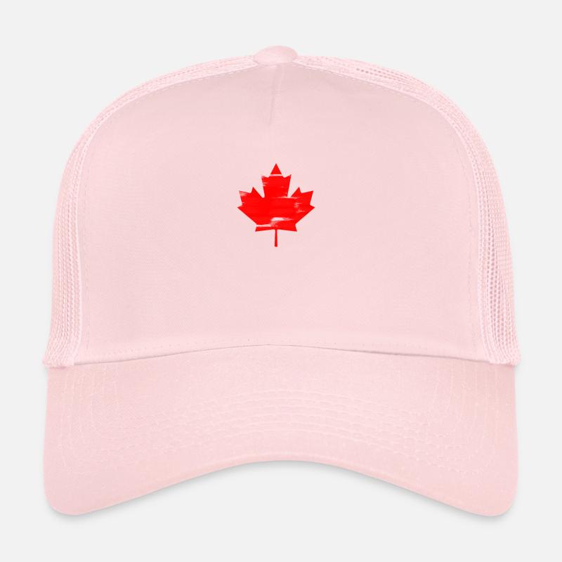 Canada Maple Leaf National Symbol Canadian Pride Trucker Cap