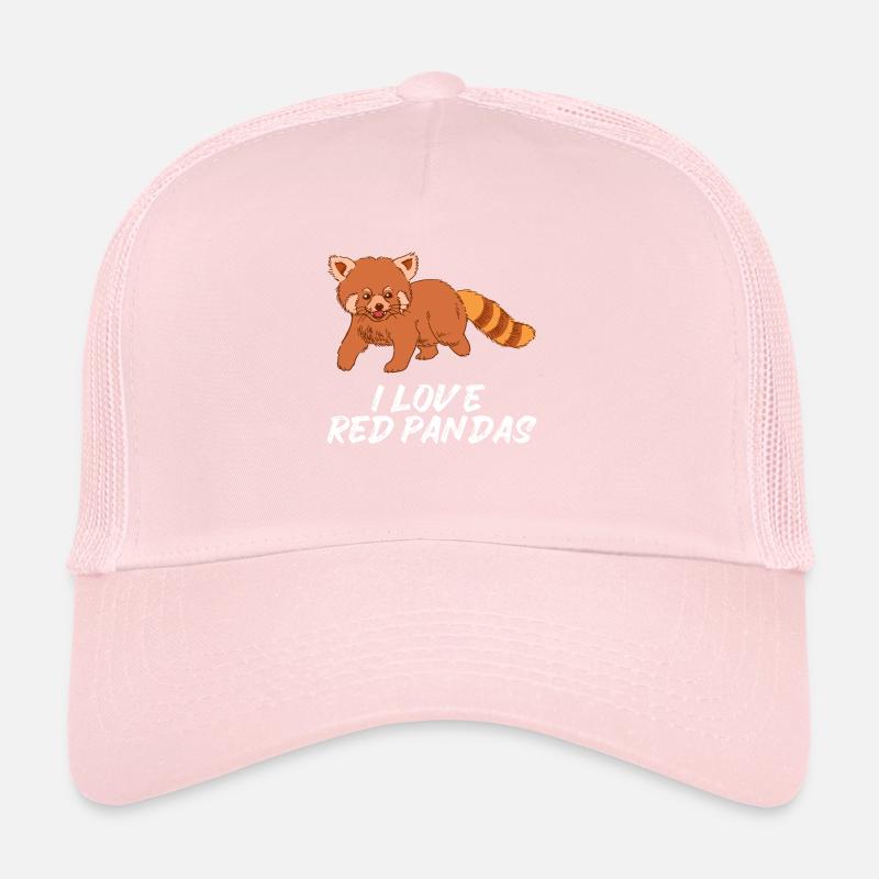 Ours de chat doux Panda rouge Panda rouge Casquette trucker 