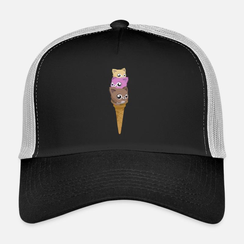 Katzen Eis Trucker Cap