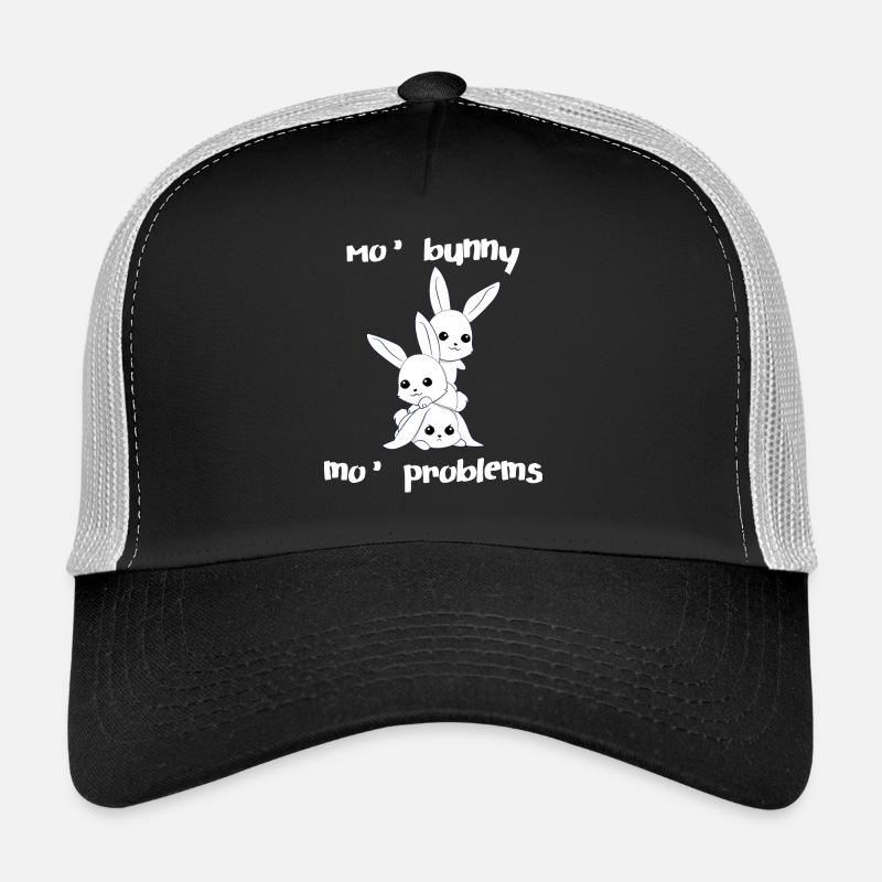 Rabbit - Rabbit - Bunny owner - Funny - Gift - Trucker Cap - black/stone grey