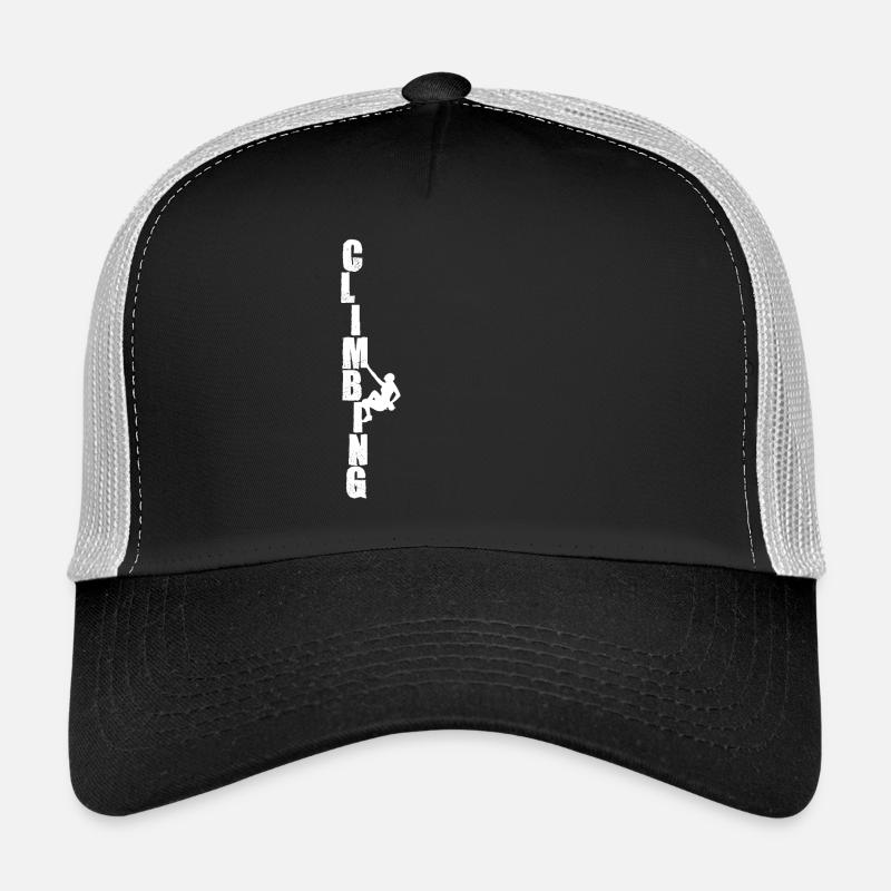 Climb - Trucker Cap - black/stone grey