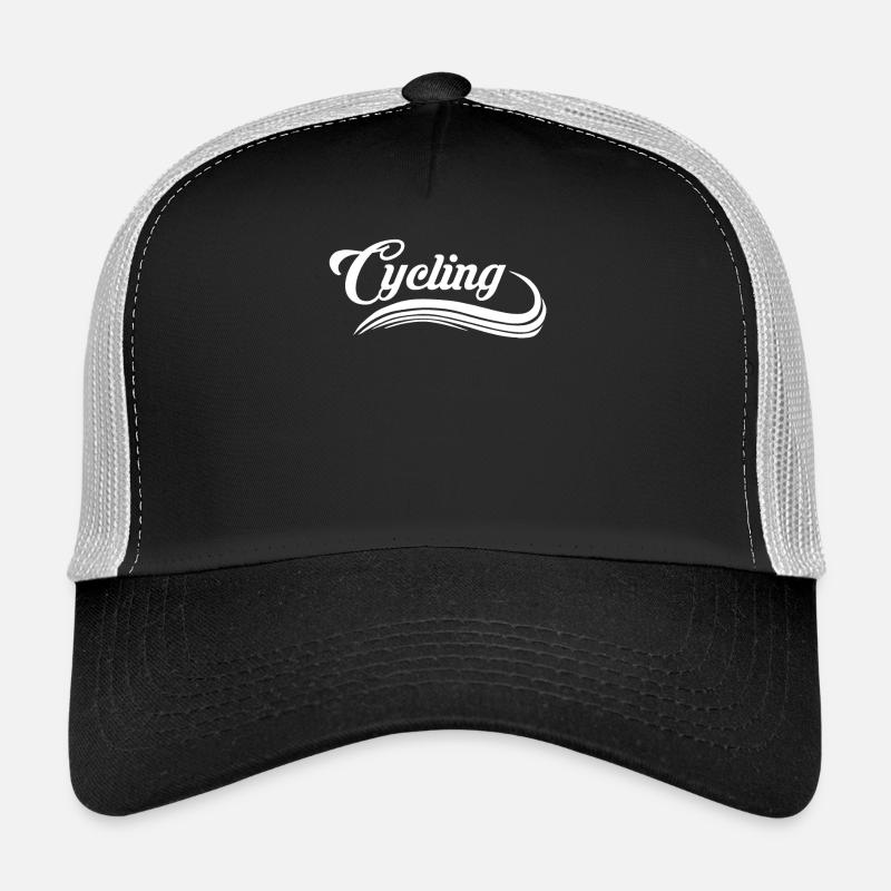 cyclisme - Casquette trucker  - noir/gris pierre