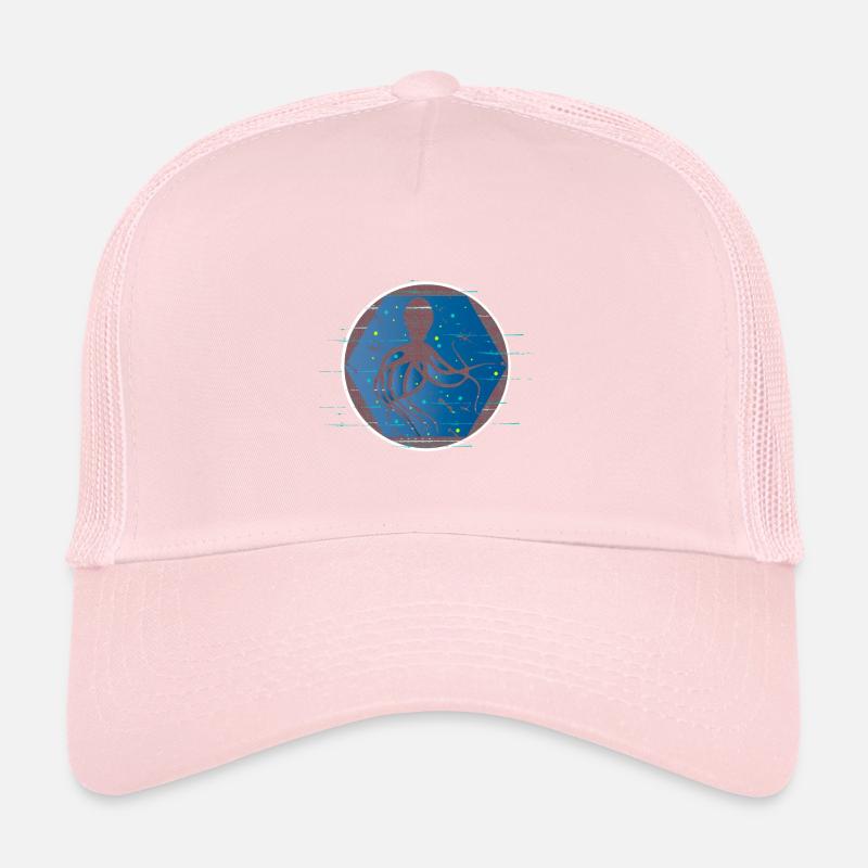 Octopus is dancing Trucker Cap
