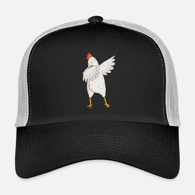 Dabbing cock animal dab move move gift Trucker Cap