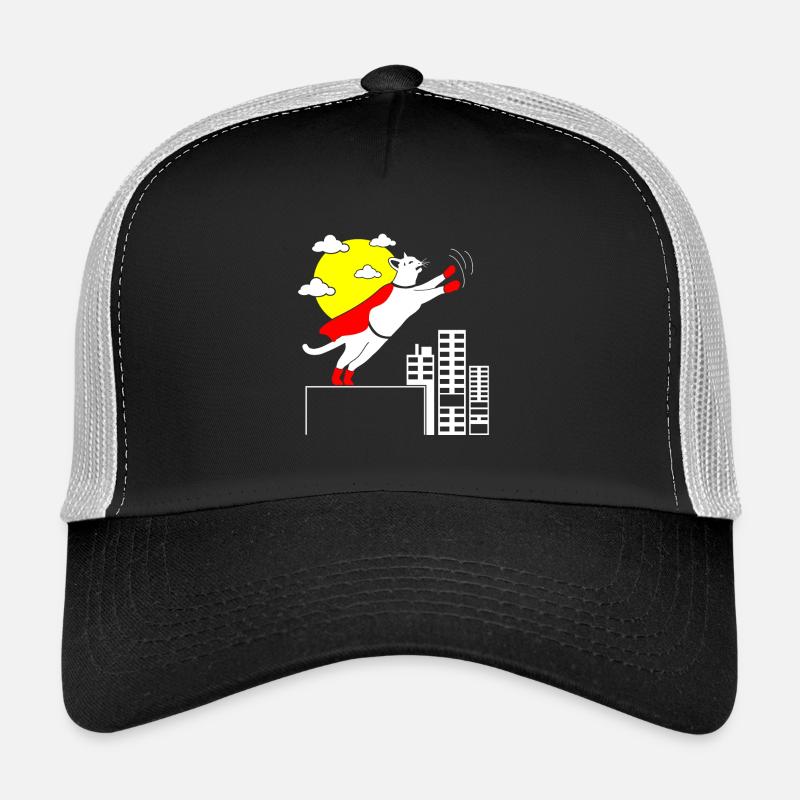 Cute Cat Meow Kitty Cats Gift Pet Trucker Cap