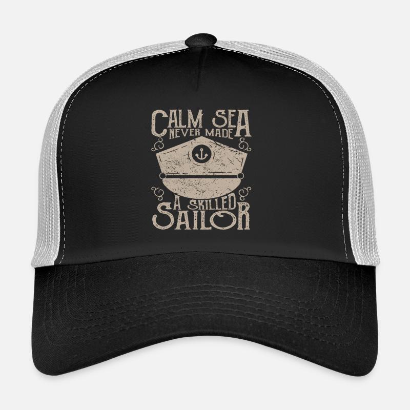 Seeman - Trucker Cap - black/stone grey
