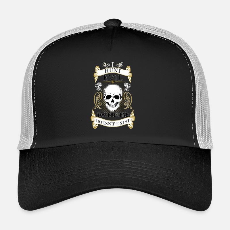 Je chasse le mal Casquette trucker 