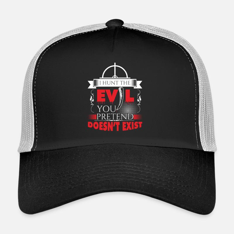 Je chasse le mal! Casquette trucker 