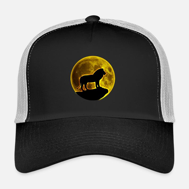 Lion - Casquette trucker  - noir/gris pierre