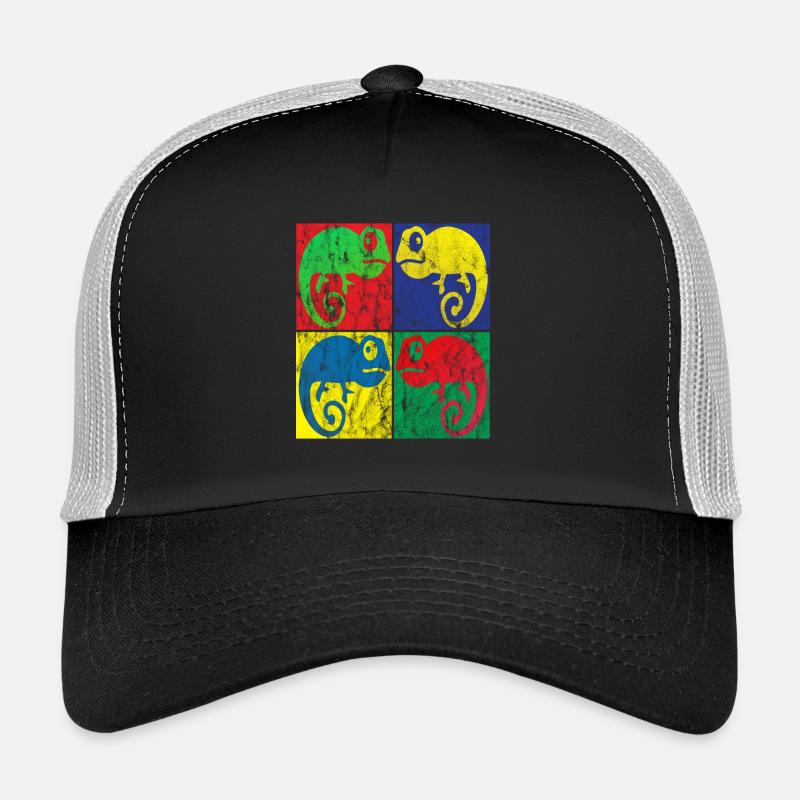 Caméléon Pop Art Casquette trucker 