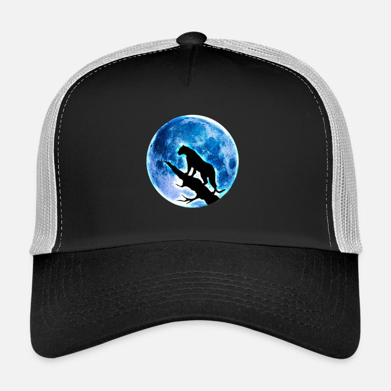 full moon - Trucker Cap - black/stone grey