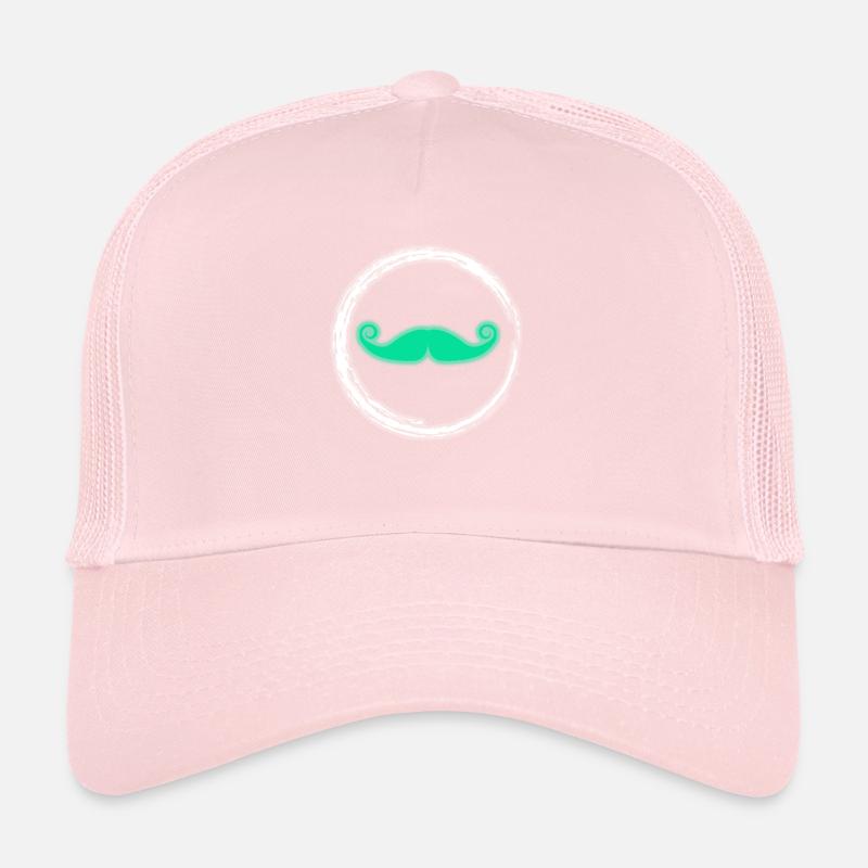 Glow Moustache au néon Party Glowing Effect Retro Casquette trucker 
