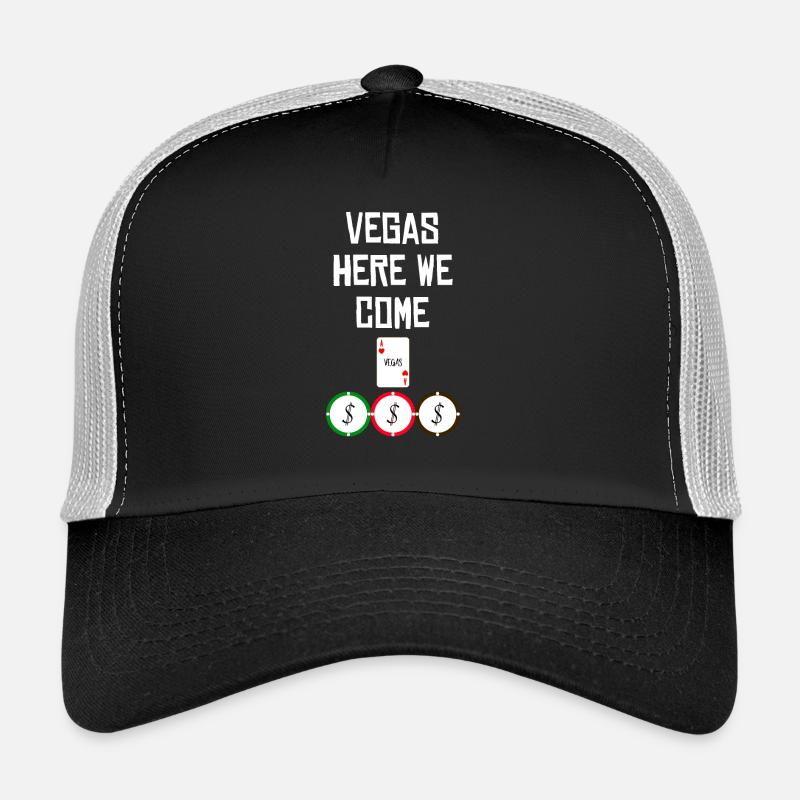LAS VEGAS - Trucker Cap - black/stone grey