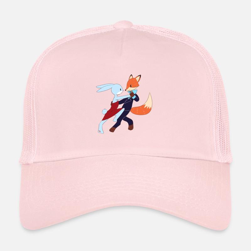 Chemise de salsa de danse salsa bunny et fox Casquette trucker 