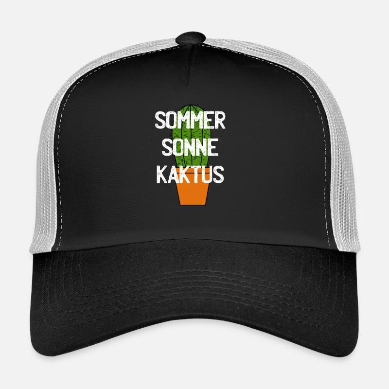 Été Soleil Cactus Casquette trucker 