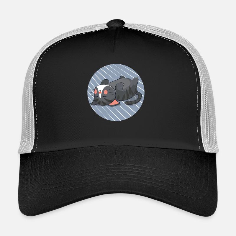 Sleeping cat Trucker Cap